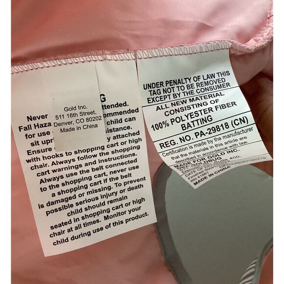 Go Thick 2 In 1 Shopping Cart High Chair Infant Baby Cover Protector - Picture 5 of 5